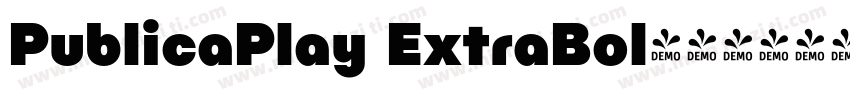 PublicaPlay ExtraBol字体转换